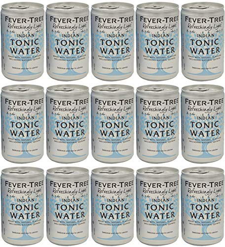 Fever-Tree Refreshingly Light Premium Indian Tonic Water 15 x 150ml Cans von FEVER-TREE