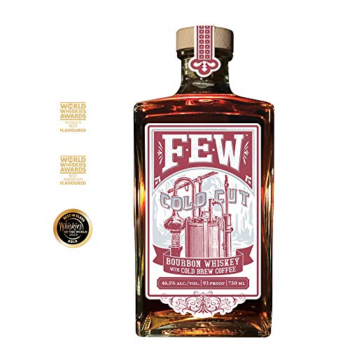 FEW Cold Cut Bourbon Whiskey 46,5% Vol. 0,7 Liter with Cold Brew Coffee von FEW