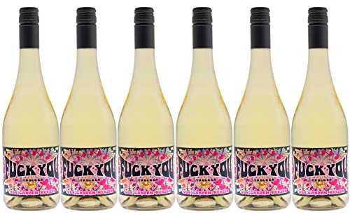 FUCK YOU trocken 0,75l - Secco - Deutscher Perlwein weiß (6) von FICKEN Liquors