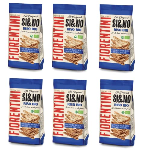 6x Fiorentini SI&NO Mini Gallette di Riso con Sale Marino BIO Mini-Reiskuchen mit Meersalz aus Biologischem Anbau 100g Knuspriger Snack Glutenfrei 6x Fiorentini SI&NO Mini Gallette di Riso con Sale Marino BIO Mini-Reiskuchen mit Meersalz aus Biologischem Anbau 100g Knuspriger Snack Glutenfrei von FIORENTINI