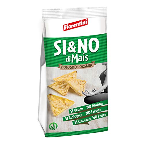 MAIS CHIPS PYRAMIDEN MIT MEERSALZ GLUTEN-FREI BEZGLUTENOWE BIO 100 g - FIORENTINI von FIORENTINI