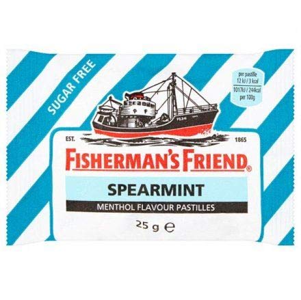 Fisherman`s Friend Spearmint Lutschtabletten Minze - 25g - 8er-Packung von FISHERMANS