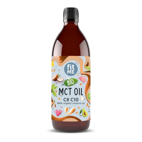 FIT ME Bio MCT Öl C8 C10-500ml für Ketogene Ernährung und Keto Diät - aus 100% Vegan Kokosöl Bio - Geschmacksneutral FIT ME Bio MCT Öl C8 C10-500ml für Ketogene Ernährung und Keto Diät - aus 100% Vegan Kokosöl Bio - Geschmacksneutral von FIT ME