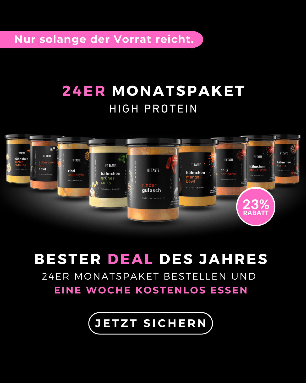 24er Monatspaket machtfit von FITTASTE