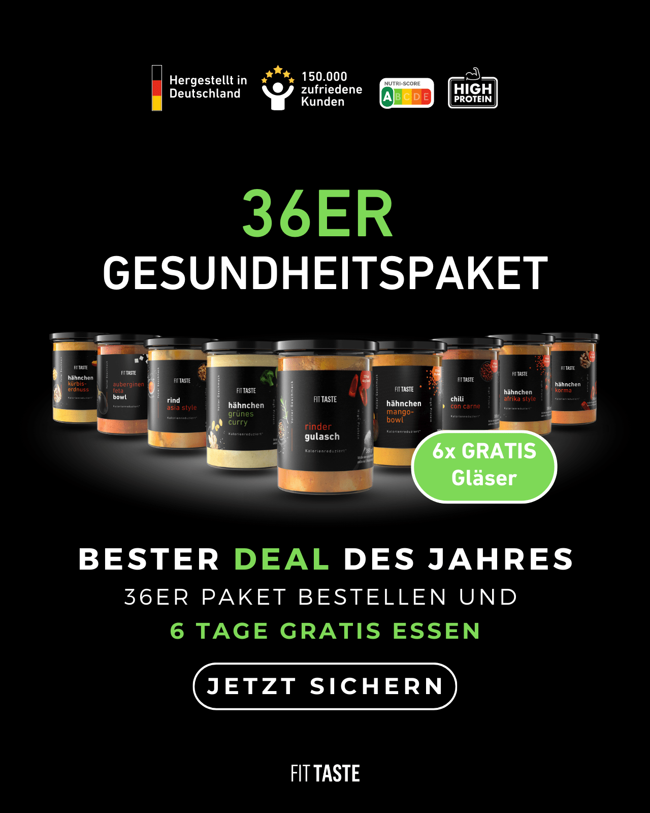 36er Gesundheitspaket von FITTASTE