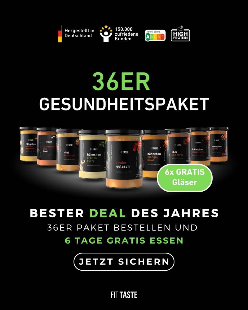 36er Gesundheitspaket von FITTASTE