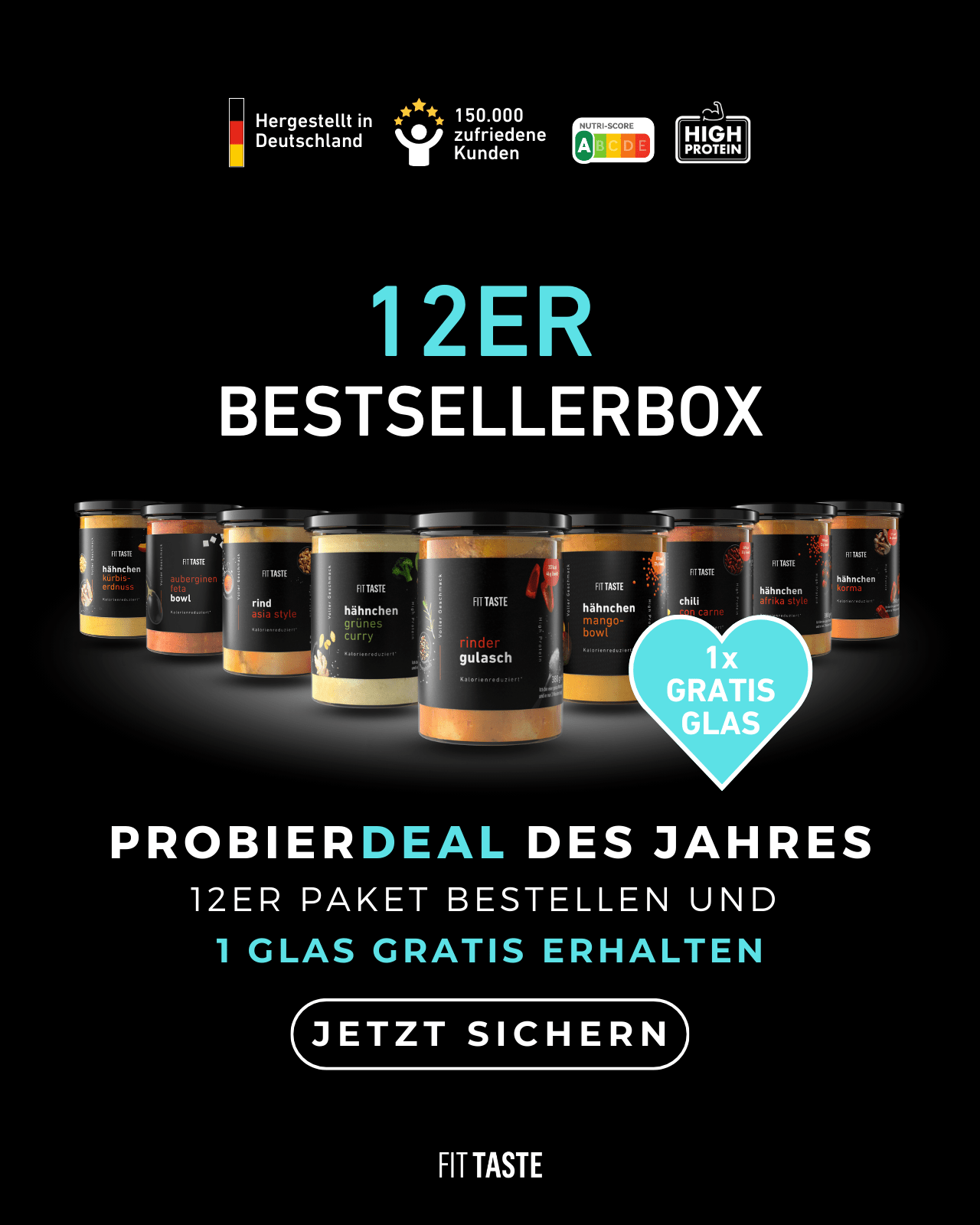 12er Bestsellerbox von FITTASTE