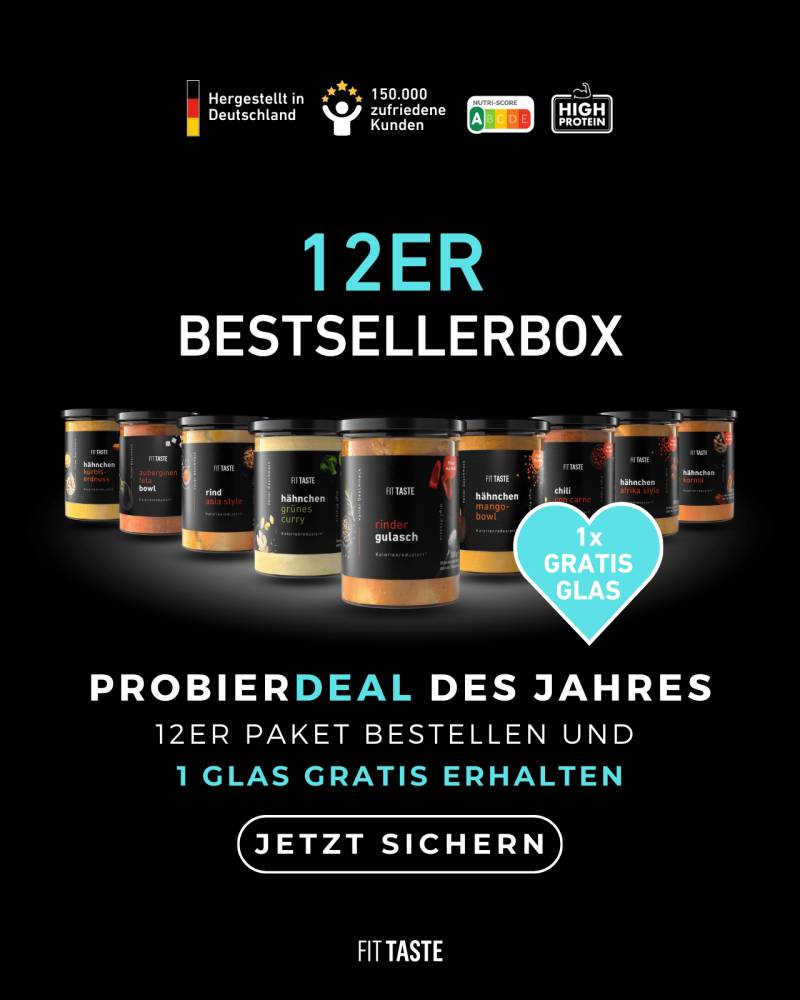 12er Bestsellerbox von FITTASTE