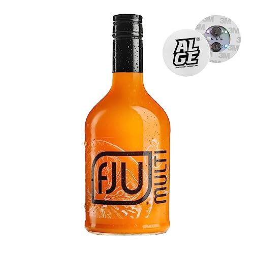 FJU Multi Likör by Knossi | 0,7l Orangenlikör mit Orangensaft und 15% Alkohol | Liköre für Cocktails, Shots oder Aperitif | Party Alkohol Fruchtlikör mit Orangengeschmack + LED Licht von FJU