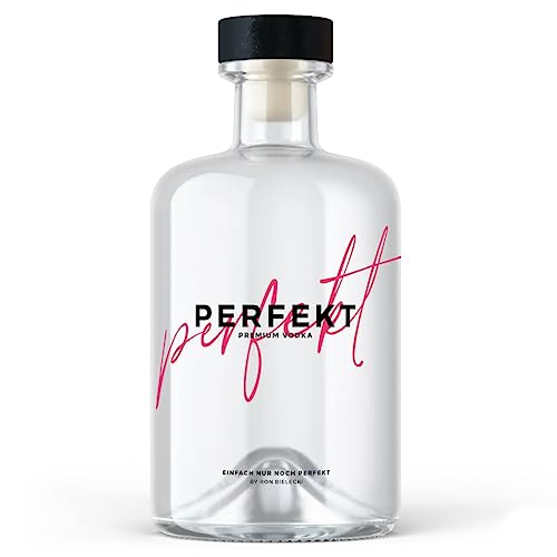 FJU PERFEKT Vodka by Ron Bielecki | 0,5l Wodka mit 40% Alkohol | Party Alkohol für Shots oder Mixgetränke | Alkohol Geschenke Premium Vodka von FJU