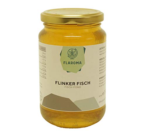 Fisch-Fond flinker Fisch 350ml von Flaroma, natürliche Fisch-Brühe als Basis für Suppen und Saucen ohne Zusätze von FLAROMA