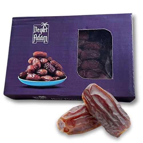 Deglet Adam Datteln, Premium Qualität, Natürlich Süß und Saftig, Ägyptische Ernte 2024, 800g Deglet Adam Datteln, Premium Qualität, Natürlich Süß und Saftig, Ägyptische Ernte 2024, 800g von FLG FINISH LINE GERMANY