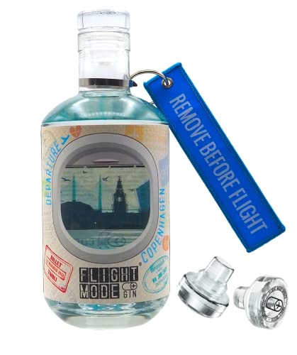 Exklusiver FLIGHT MODE GIN Copenhagen Edition | 0,5L | Apfel und Vogelbeere | mit frischen Noten von Schlangengurke und Quitte | World Gin Awards Gold 2023 von FLIGHT MODE GIN