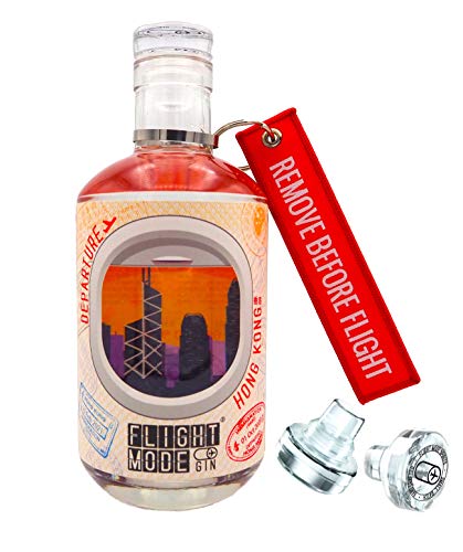 Exklusiver FLIGHT MODE GIN Hong Kong Edition | 0,5L | Ingwer und Galgant | mit frischen Noten von Lemongrass und Limetten | World Gin Awards Gold 2023 von Flight Mode Gin