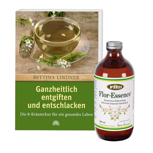 Flor Essence, flüssig, 500 ml + Buch: "Ganzheitlich entgiften und entschlacken" als Geschenkset Flor Essence, flüssig, 500 ml + Buch: "Ganzheitlich entgiften und entschlacken" als Geschenkset von FLOR ESSENCE