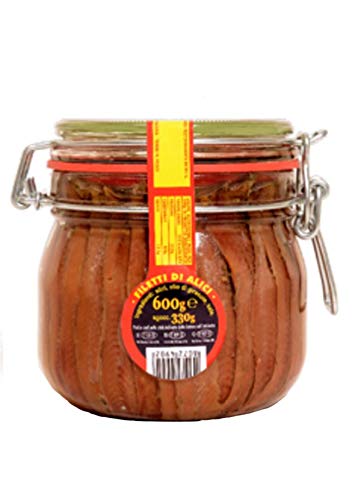 FLOTTIEREN VON SARDELLENFILETS IN EINEM TERRINENGLAS 600 GR von FLOTT