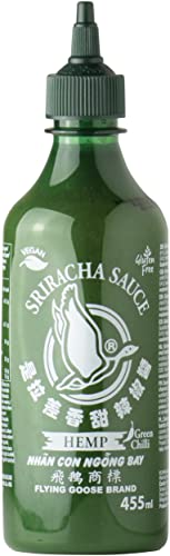 FLYING GOOSE Chilisauce, Sriracha, grün, Hanf, 525 g / 455 ml von Flying Goose
