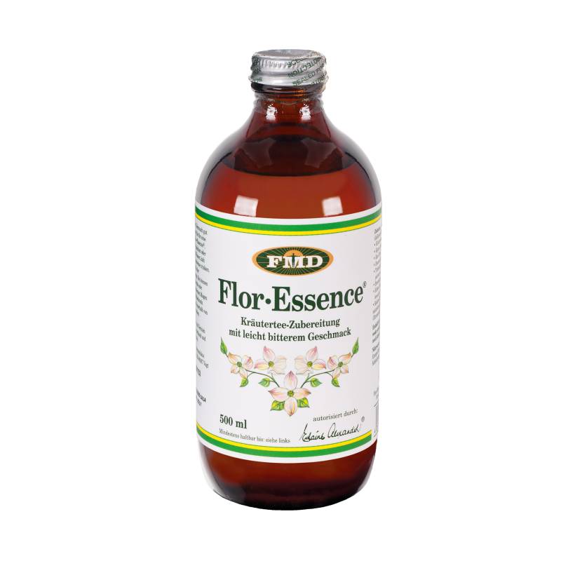 Flor Essence flüssig 500 ml - 8-Kräutertee aus Kanada zur Förderung des Wohlbefindens - vegan - FMD von FMD