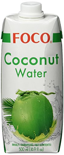 FOCO Kokoswasser, pur, erfrischender Durstlöscher, Sportgetränk, kalorienarm, von Natur aus vegan, 100 % Kokosnusswasser - 12 x 500 ml FOCO Kokoswasser, pur, erfrischender Durstlöscher, Sportgetränk, kalorienarm, von Natur aus vegan, 100 % Kokosnusswasser - 12 x 500 ml von FOCO