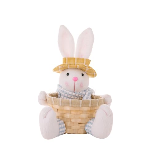 Happy Easter Decoration Lovely Candy Storage Basket Decoration Sweets Storage Basket For Easter Party Decor Easter Themed Toy Candy Basket von FOLODA