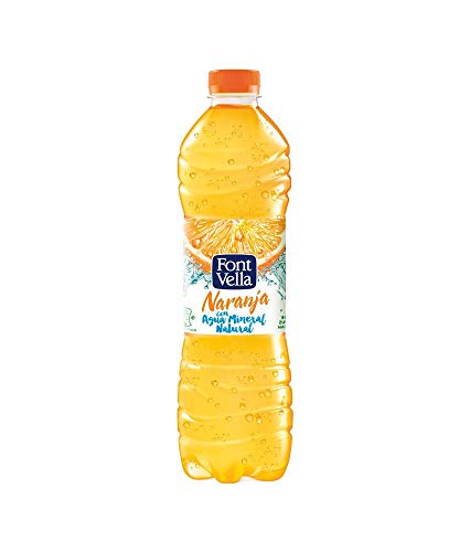 Wasser FONT Segel Orange PET 1,25 l (6 Flaschen) von Font vella