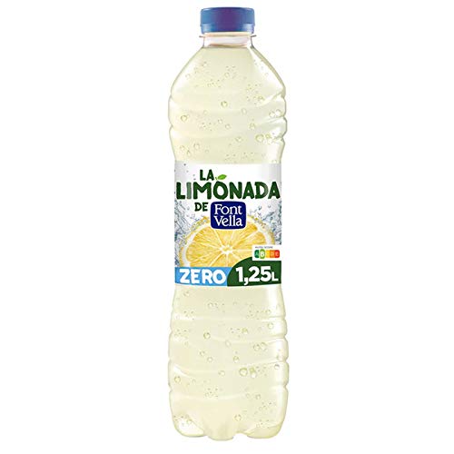 Wasser Mineral FONT Kerze La Zero aus Limonade PET, 1,25 l (Packung mit 6 Flaschen) von Font vella