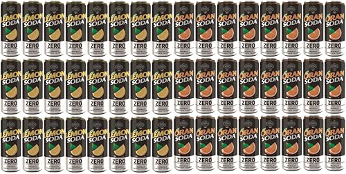 Fonti di Crodo Soda-Mix ZERO 48 x 330ml (24 x Lemon Soda und 24 x Oran Soda) von FONTI DI CRODO