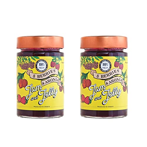 FOOD SURFING JAM&JELLY - Aronia & 5 Beeren Marmelade ohne Zuckerzusatz, Fruchtaufstrich, 100% Frucht, 2 x 260g FOOD SURFING JAM&JELLY - Aronia & 5 Beeren Marmelade ohne Zuckerzusatz, Fruchtaufstrich, 100% Frucht, 2 x 260g von FOOD SURFING