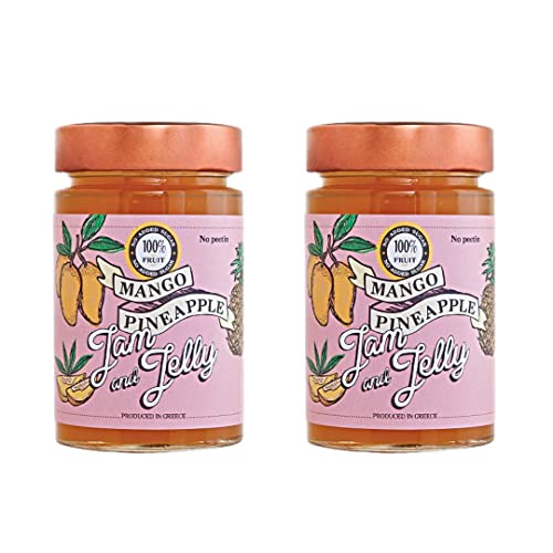 FOOD SURFING JAM&JELLY - Mango-Ananas-Marmelade ohne Zuckerzusatz, Fruchtaufstrich, 100% Frucht, 2 x 260g FOOD SURFING JAM&JELLY - Mango-Ananas-Marmelade ohne Zuckerzusatz, Fruchtaufstrich, 100% Frucht, 2 x 260g von FOOD SURFING