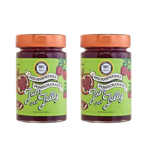 FOOD SURFING JAM & JELLY - Marmelade aus Granatapfel und roten Himbeeren ohne Zuckerzusatz, Fruchtaufstrich, 100% Frucht, 2 x 260g FOOD SURFING JAM & JELLY - Marmelade aus Granatapfel und roten Himbeeren ohne Zuckerzusatz, Fruchtaufstrich, 100% Frucht, 2 x 260g von FOOD SURFING