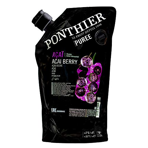 Food-United ACAI PÜREE Frucht-Püree von Ponthier 24x 1KG für Açaí-Superfood-Smoothie-Bowl-Sorbet-Schorle-Cocktail-Quark-Topping-Müsli-Cornflakes ohne künstliche Zusätze Food-United ACAI PÜREE Frucht-Püree von Ponthier 24x 1KG für Açaí-Superfood-Smoothie-Bowl-Sorbet-Schorle-Cocktail-Quark-Topping-Müsli-Cornflakes ohne künstliche Zusätze von FOOD-UNITED