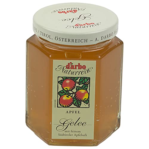 Food-United APFEL-GELEE Extra 2x 200g Glas von DARBO Naturrein veganer apple jelly Apfelgelee-Fruchtaufstrich aus Apfelsaft und Apfelsaftkonzentrat passend für Apfelkuchen Gebäck Füllungen (2) von FOOD-UNITED