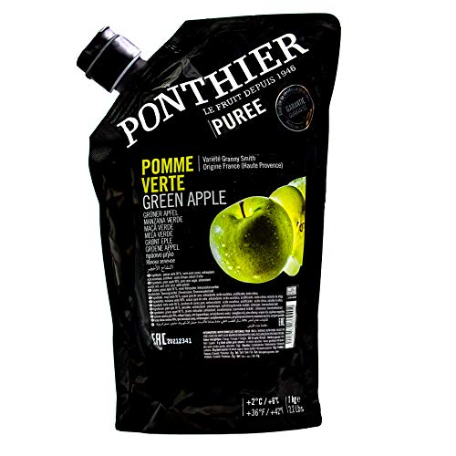 Food-United APFEL PÜREE Granny Smith Frucht-Püree von Ponthier 12x 1KG für Smoothie-Bowl-Quark-Sorbet-Gelée-Topping ohne künstliche Zusätze ausgewählte Früchte Food-United APFEL PÜREE Granny Smith Frucht-Püree von Ponthier 12x 1KG für Smoothie-Bowl-Quark-Sorbet-Gelée-Topping ohne künstliche Zusätze ausgewählte Früchte von FOOD-UNITED