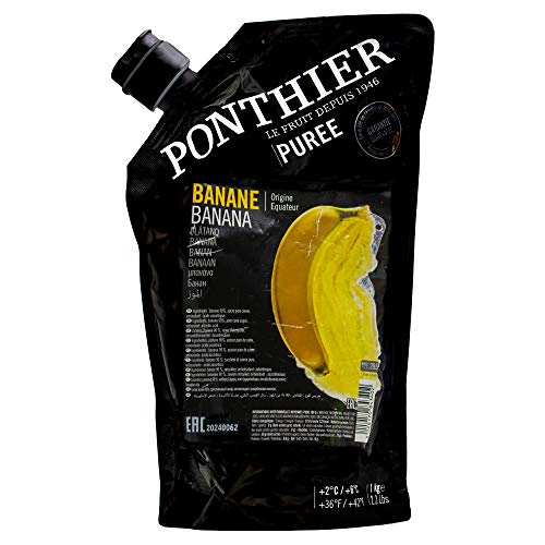 Food-United BANANEN PÜREE Frucht-Püree von Ponthier 4x 1KG für Smoothie-Bowl-Sorbet-Gelée-Topping-Joghurt-Shake ohne künstliche Zusätze ausgewählte Früchte höchster Qualität Food-United BANANEN PÜREE Frucht-Püree von Ponthier 4x 1KG für Smoothie-Bowl-Sorbet-Gelée-Topping-Joghurt-Shake ohne künstliche Zusätze ausgewählte Früchte höchster Qualität von FOOD-UNITED