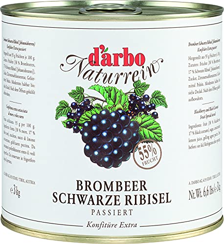 Food-United BROMBEER schwarze JOHNNISBEERE KONFITÜRE Extra 2x 3kg Dose fein passiert Brot-Aufstrich von DARBO für Brombeer-Schwarze-Johannisbeere-Cassis-Füllungen-Gebäck Food-United BROMBEER schwarze JOHNNISBEERE KONFITÜRE Extra 2x 3kg Dose fein passiert Brot-Aufstrich von DARBO für Brombeer-Schwarze-Johannisbeere-Cassis-Füllungen-Gebäck von FOOD-UNITED