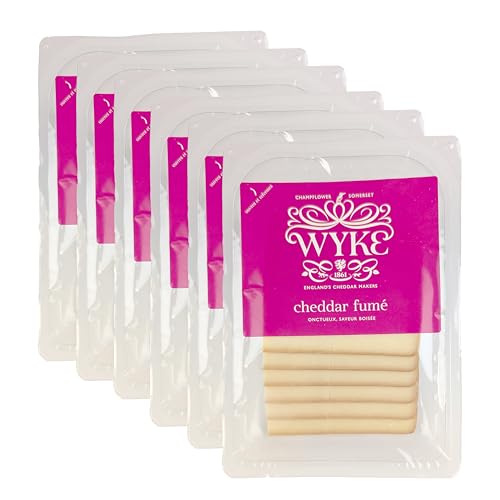 Food-United CHEDDAR-KÄSE geräuchert 36 Scheiben 6x160g von WYKE Farms cheddar cheese englischer Hartkäse Rauchkäse ideal zu Toasties Burger Sandwiches Wraps Käseplatten Saucen Food-United CHEDDAR-KÄSE geräuchert 36 Scheiben 6x160g von WYKE Farms cheddar cheese englischer Hartkäse Rauchkäse ideal zu Toasties Burger Sandwiches Wraps Käseplatten Saucen von FOOD-UNITED