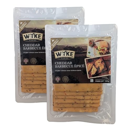 Food-United CHEDDAR-KÄSE mit Barbecue-Gewürz 6 Scheiben 2x160g von WYKE Farms cheddar cheese leicht scharf englischer Hartkäse ideal zu Burgern Sandwiches BBQ-Gerichten Tex-Mex Wraps Raclette Food-United CHEDDAR-KÄSE mit Barbecue-Gewürz 6 Scheiben 2x160g von WYKE Farms cheddar cheese leicht scharf englischer Hartkäse ideal zu Burgern Sandwiches BBQ-Gerichten Tex-Mex Wraps Raclette von FOOD-UNITED