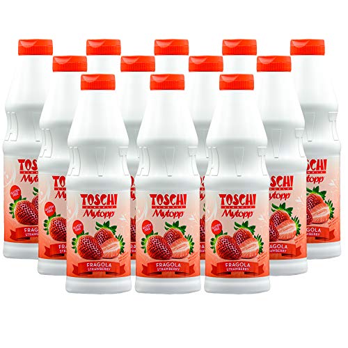 Food-United Dessert-Soße-ERDBEERE Topping-Eis-Sauce von TOSCHI 12x 1KG hochwertige fruchtig-süße Creme in Gastronomie-Qualität für Pudding Flammeri Sorbet Kuchen Kaltschalen Food-United Dessert-Soße-ERDBEERE Topping-Eis-Sauce von TOSCHI 12x 1KG hochwertige fruchtig-süße Creme in Gastronomie-Qualität für Pudding Flammeri Sorbet Kuchen Kaltschalen von FOOD-UNITED