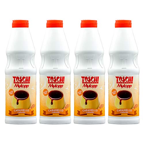 Food-United Dessert-Soße-KARAMELL Topping-Eis-Sauce von TOSCHI 4x 1KG hochwertige Creme in Gastronomie-Qualität zum Garnieren von Sorbet Eis Kuchen Torte Pudding Kaltschalen Food-United Dessert-Soße-KARAMELL Topping-Eis-Sauce von TOSCHI 4x 1KG hochwertige Creme in Gastronomie-Qualität zum Garnieren von Sorbet Eis Kuchen Torte Pudding Kaltschalen von FOOD-UNITED