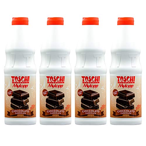 Food-United Dessert-Soße-SCHOKOLADE Topping-Eis-Sauce von TOSCHI 4x 1KG hochwertige Creme in Gastronomie-Qualität zum Garnieren von Sorbet Kuchen Torte Pudding Gebäck Kaltschalen Food-United Dessert-Soße-SCHOKOLADE Topping-Eis-Sauce von TOSCHI 4x 1KG hochwertige Creme in Gastronomie-Qualität zum Garnieren von Sorbet Kuchen Torte Pudding Gebäck Kaltschalen von FOOD-UNITED