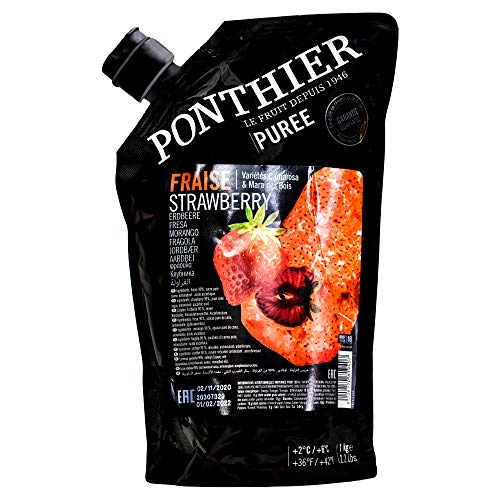 Food-United ERDBEEREN PÜREE Camarossa-Mara-des-Bois-Beeren-Frucht-Püree von Ponthier 6x 1KG für Smoothie-Bowl-Sorbet-Quark-Joghurt-Müsli höchste Qualität aus erlesenen Früchten Food-United ERDBEEREN PÜREE Camarossa-Mara-des-Bois-Beeren-Frucht-Püree von Ponthier 6x 1KG für Smoothie-Bowl-Sorbet-Quark-Joghurt-Müsli höchste Qualität aus erlesenen Früchten von FOOD-UNITED