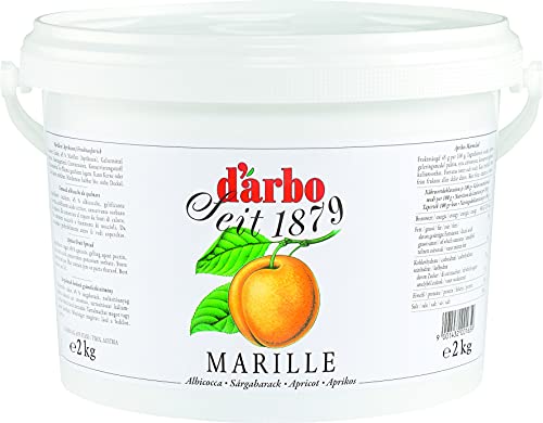 Food-United FRUCHTAUFSTRICH APRIKOSE MARILLE 2kg Eimer fruchtiger fruit spread höchster Qualität von DARBO für Frühstück Aprikosen-Füllungen-Gebäck-Kuchen von FOOD-UNITED