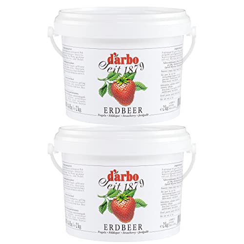 Food-United FRUCHTAUFSTRICH ERDBEER 2x 2kg Eimer fruchtig-frischer fruit spread von DARBO höchster Qualität ideal für Frühstück Füllungen Gebäck Kuchen Vorratseimer Food-United FRUCHTAUFSTRICH ERDBEER 2x 2kg Eimer fruchtig-frischer fruit spread von DARBO höchster Qualität ideal für Frühstück Füllungen Gebäck Kuchen Vorratseimer von FOOD-UNITED