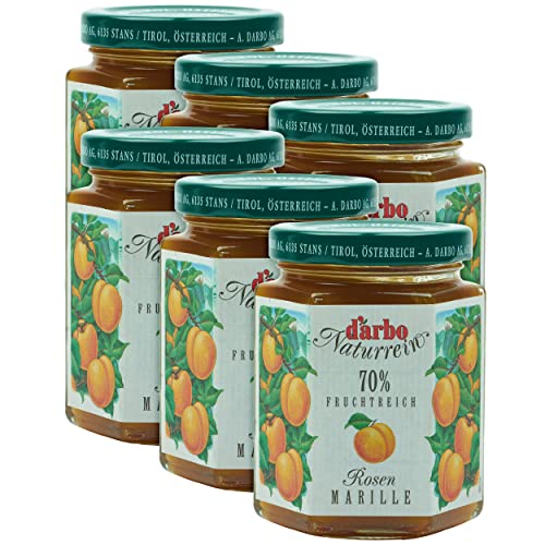 Food-United FRUCHTAUFSTRICH MARILLE Aprikose 200g Glas von DARBO Naturrein fruchtiger fruit spread passend für Frühstück Torten Kuchen Füllungen Gebäck Kirschkuchen (1) von FOOD-UNITED