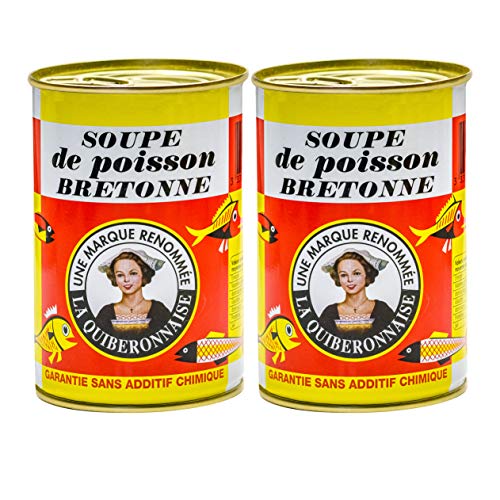 Food-United Fisch – FISCHSUPPE-FRANZÖSISCH - bretonische Art la quiberonnaise soupe de poisson bretonne 2x 425ml Gourmet-Gericht aus frischen Zutaten schnelle und Zubereitung von FOOD-UNITED