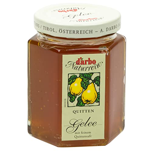 Food-United GELEE QUITTE 4x 200g Glas von DARBO Naturrein veganer quince jelly Quittengelee-Fruchtaufstrich aus Quittensaft passend für Kuchen Torten Crepes Milchreis oder Apfelmus-Kuchen (4) von FOOD-UNITED