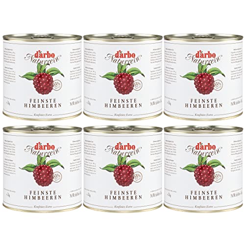 Food-United HIMBEER-KONFITÜRE EXTRA NATURREIN 6x 3kg in der Dose fruchtiger-Brot-Aufstrich höchster Qualität von DARBO für Frühstück Füllungen Gebäck Kuchen Food-United HIMBEER-KONFITÜRE EXTRA NATURREIN 6x 3kg in der Dose fruchtiger-Brot-Aufstrich höchster Qualität von DARBO für Frühstück Füllungen Gebäck Kuchen von FOOD-UNITED