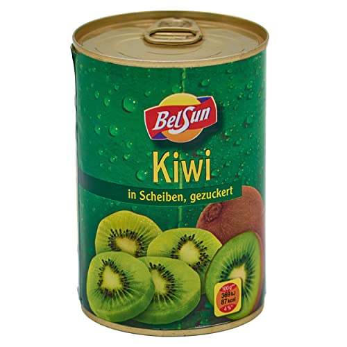 Food-United KIWI-SCHEIBEN 250g Dose Konserve | Kiwifrucht leicht gezuckert | eingelegt | geschnitten | Obstkonserven | für Obstsalate Dessert Esibecher Cocktails Smoothie Toppings (1) von FOOD-UNITED
