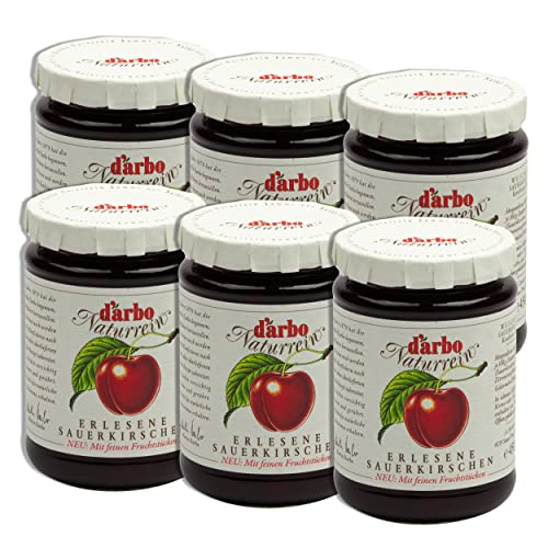 Food-United KONFITÜRE EXTRA Sauerkirsche Weichsel 450g Glas von DARBO Naturrein fruchtiger fruit spread passend für Weichsel-Füllungen Morelle-Gebäck Kirschkuchen Frühstück (1) von FOOD-UNITED