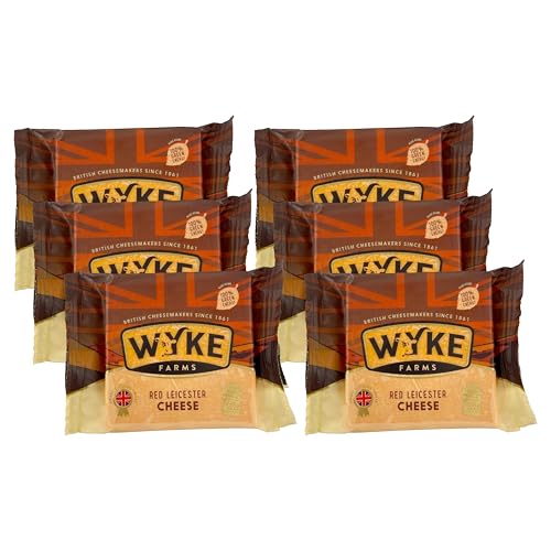 Food-United LEICESTER-RED-KÄSE 6x200g Stück von WYKE Farms mature Leicestershire cheese Cheddar Alternative englischer Hartkäse 10 Monate gereift perfekt zu Burger Sandwich Fondue Käseplatten Gratin Food-United LEICESTER-RED-KÄSE 6x200g Stück von WYKE Farms mature Leicestershire cheese Cheddar Alternative englischer Hartkäse 10 Monate gereift perfekt zu Burger Sandwich Fondue Käseplatten Gratin von FOOD-UNITED